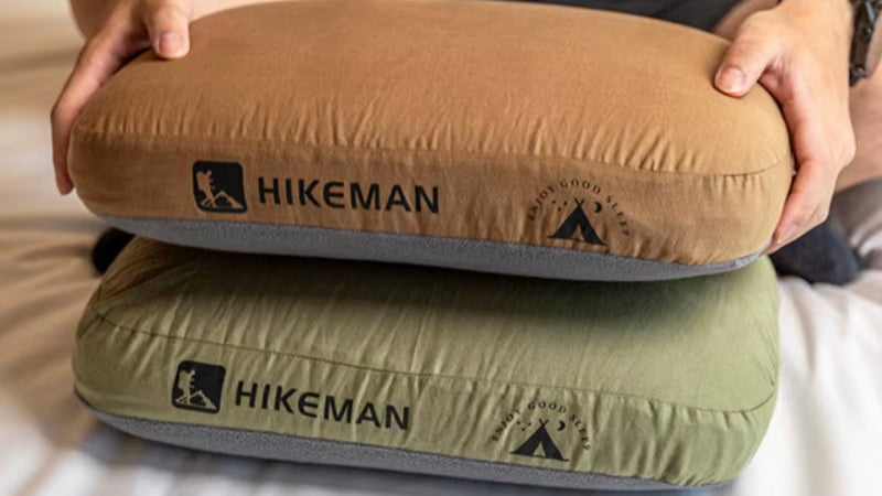 Outdoor Camping Pillow Memory Foam Travel Cervical Pillow Portable Lunch Break Pillow Slow Rebound Memory Pillow